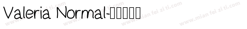 Valeria Normal字体转换